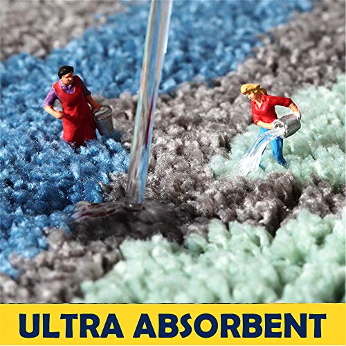 Bathroom Rug mat, Non-Slip Soft Microfiber Washable Water Absorbent Colourful Cute Bath mats Rugs Set for Bathroom,Kids,Toilet,Indoor, tub and Shower -16"x24"/40x60cm - size: 16 x 24 inches