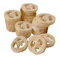 Natural Loofah Sponge for Soap Making, 20 Pack Organic Loofahs Slices Cuts Set, Loofa Exfoliating Body Scrubber, Shower Sponge Luffas for Women and Men - size: 1 Count (Pack of 20)