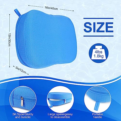Hot Tub Booster Seat Cushion with Non-Slip Micro Dot Bottom and 6 Weighted Sections - Quick Dry Hot Tub Accessories for Adults and Kids - Indoor Outdoor Hot Tub Pillow with Washable Mesh Cover - size: 8-Shaped