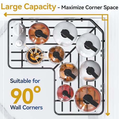 YASONIC Corner Shower Caddy Adhesive, 100% Rustproof Shower Organizer with Soap Holder, No Drill Shower Shelf for Inside Shower, Wall-Mounted Shower Storage for Homes (3 Pack, Black) - color: Black