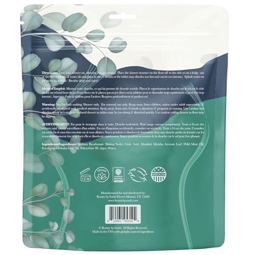 Shower Steamers Aromatherapy - USA Made | Natural Ingredients & Eucalyptus Essential Oil, Large Shower Bombs, Relaxation Spa Gifts for Women & Men - size: 7 Count (Pack of 1)