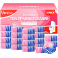 Vacplus Toilet Bowl Cleaners - 20 Pack Long-Lasting Toilet Cleaner Tablets, Prevent Stains & Deodorize, Blue & Pink - color: Blue & Pink, size: 1 Count (Pack of 20)