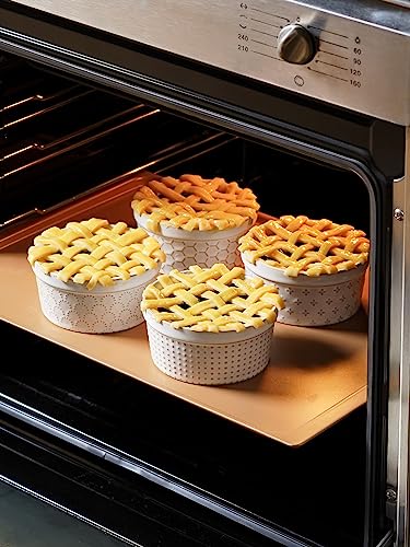 LE TAUCI Ramekins 8 oz, Ramiken for Creme Brulee, Lava Cake, Pudding, Souffle, Pot Pie, Ceramic Baking Dishes, Oven Safe - 4.3 inch, Set of 4, Arctic White - color: Arctic White, size: 8 oz