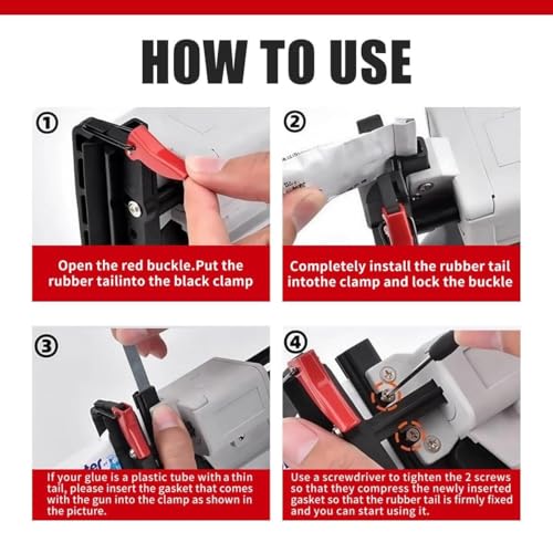 Silicone Tube Gun Squeezer – Durable Toothpaste Dispenser for 45–100ml Tubes, Easy Silicone Squeezer for Sealant, Paint & DIY