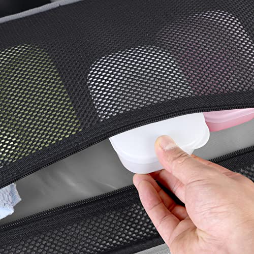 Quatish 2 Pack Travel Soap Container, Leakproof Soap Holder with Lid, Travel Bar Soap Holder, Soap Case for Camping Gym Travel, Portable Soap Box for Bathroom, White - color: White