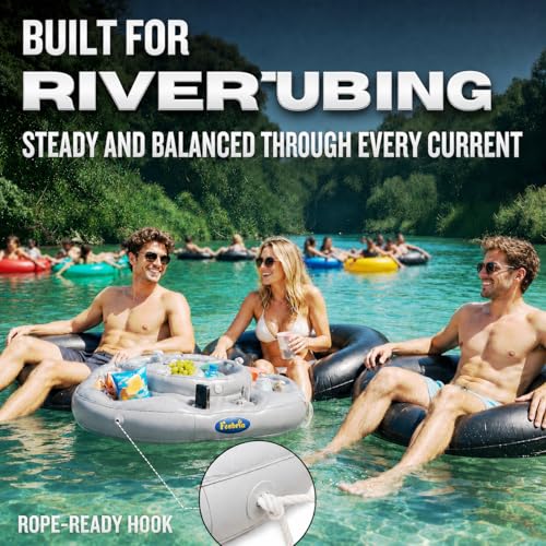 Pool Inflatable Floating Can Beverage Cooler for Swimming, Boating, Tubing