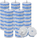 50PCS Disposable Toilet Wand Refill Compatible with Clorox Wand Refills, Disposable Toilet Bowl Brush Heads for Bathroom Cleaning