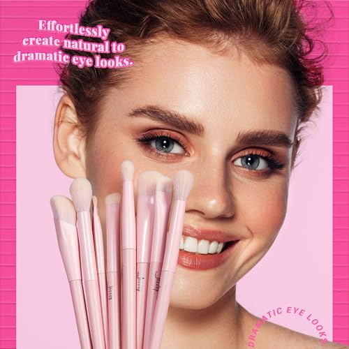Jessup Pink Makeup Brushes Set 14Pcs Make up Brushes Premium Vegan Foundation Concealer Blush Eyeshadow Eyeliner Powder Highlighter Blending Face Brush Set with Gift Box, T495-G - color: J-Pink Gift, size: Full Brush Set