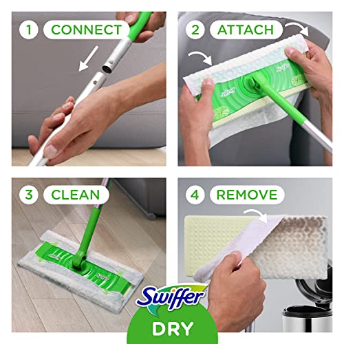 Swiffer Sweeper Dry Sweeping Pad,Multi Surface Refills for Dusters Floor Mop,with Febreze Lavender,32 Count (Pack of 4) - size: 32 Count (Pack of 4)