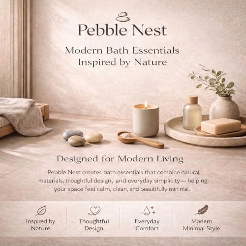 Stone Bath Mat – Diatomaceous Earth Quick Drying Non-Slip Bathroom Mat – Absorbent Diatomite Shower Mat, Durable & Easy to Clean, Modern, 23.6" x 15.3" (2 Pack White Marble) - color: White - Marble