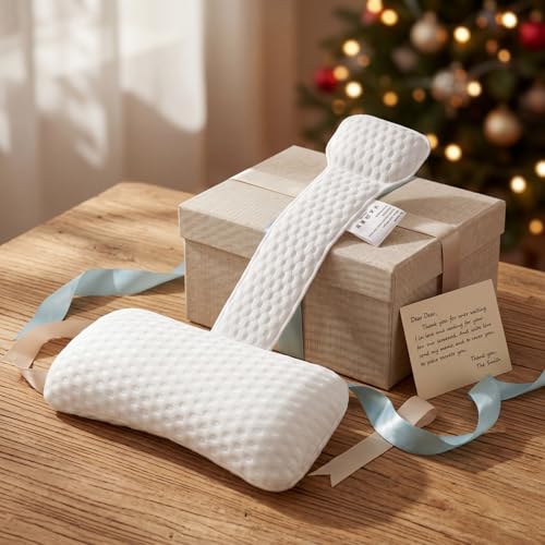Hot Tub Pillow for Outdoor Bathtub（2-Pack）, Non-Slip Universal Spa Headrest Bath Pillow for Bath Tub, Lounge Chair Pillow, Comfortable Head and Neck Support with Weighted Adjustable Strap