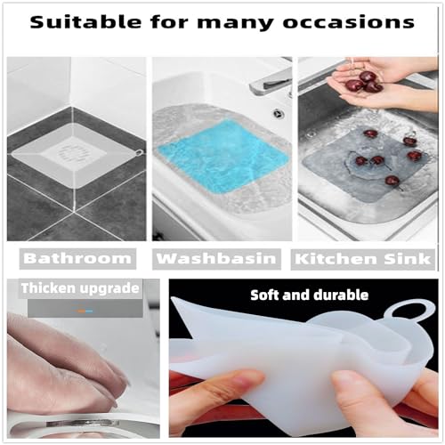 MAOYONG Bathroom Tub Drain Stopper and Cover Set for Bathtub Shower Overflow Plug Sink Maintenance Laundry Tub Floor and Bathroom Drain Cover 3PCS - color: Yellow