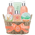 Bath and Body Gift Basket for Women, Bath Baskets for Women Gift Relaxation, Spa Gift Basket With Bath Bombs, Bath Salts, Shower Gel, Birthday Gifts for Her, Mother's Day Home Spa Relaxation Kit