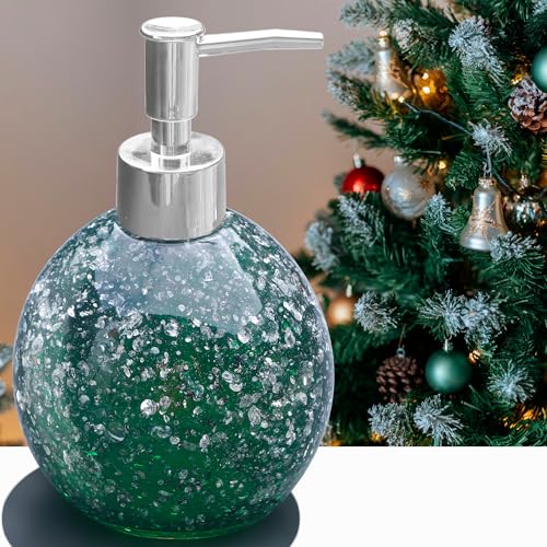 LUANT Bathroom Decoration Resin Lotion Bottle Pump for Kitchen or Countertops, Green