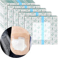 25 Pcs Waterproof Shower Cover 8"x8" with Non-Stick Center Pad for Large Port Surgery Incisions Protector Patch Transparent Film Clear Adhesive Wounds Dressing Bandage Shields - size: 8x8 Inch (Pack of 25)