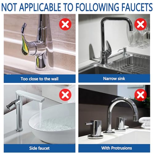 Kitchen Sink Splash Guard Gen2-30" x 6'' Silicone Sink Mat Splash Guard fit for Countertop, Bathroom,Farmhouse,RV by EBIGIC (Black) - color: Black 30in, size: 30”x 6.0”