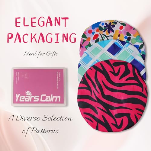 Years Calm Shower Caps for Women Reusable Waterproof, Double-Layer Extra Large Elastic Hair Cap for Shower for Long Hair & Braids, Travel & Home - color: pink