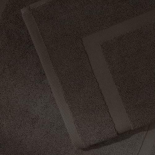SALBAKOS 100% Turkish Cotton Bath Mat Set 2-Piece - 20x34 inch, Hotel & Spa Collection, Soft, Absorbent, Long Lasting, Durable Bathroom Rugs | Made in Turkey (Chocolate, 2 Bath Mats) - color: Chocolate, size: 2 Bath Mats
