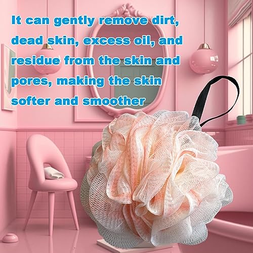 Loofah Sponge, Exfoliating Bath Sponge Body Scrubber Lofa Single Pack - Pink 50g (1 Pack) - style: Style 7