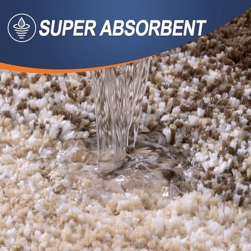 OLANLY Small Bathroom Rugs Mat 24x16, Extra Soft Absorbent Microfiber Bath Rugs, Rubber Backing, Quick Dry, Washable Bath Mats for Bathroom Floor, Tub and Shower, Home Decor Accessories, Light Brown - color: Light Brown, size: 24" X 16"