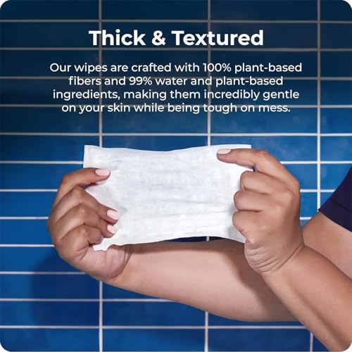 Squatty Potty 7″ Toilet Stool + Plant‑Based Flushable Wipes Bundle — Improve Bathroom Posture & Freshness, Spa‑Scented, Flushable & Septic‑Safe - color: White + Wipes