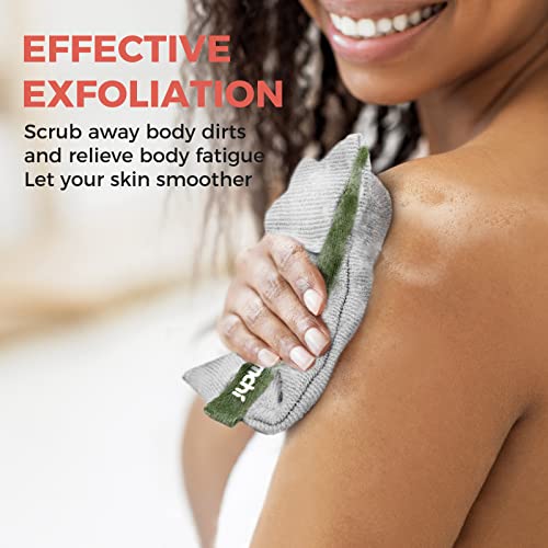ZOMCHI Soap Saver Bags for Bar Soap, 2 Pack, Gentle Texture Grey | Nylon Mesh Helps Create Rich Lather, Hanging Loop, Quick Drying Design, Roomy Pouch For Bath And Shower Routines - style: Gentle Exfoliating