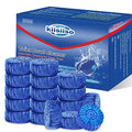 KIISIISO Toilet Bowl Cleaner Blue Tablets 18 Pack, Slow-Dissolving Automatic Bowl & Tank Cleaner, Septic Safe & Plumbing Friendly for Bathroom Toilet Cleaning, Prevents Tough Stains - size: 1 Count (Pack of 18)