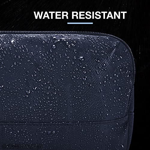 BAGSMART Travel Toiletry Bag for Men, Dopp Kit Water Resistant Shaving Bag for Toiletries Accessories, Navy-Medium - color: Navy, size: Medium