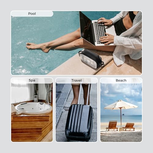 pack all Seamless Clear Toiletry Bag, Tear-resistant Clear Makeup Bag, Water-resistant Travel Packing Organizer for Toiletries, Cosmetics and Accessories (Large) - style: Large