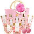 Spa Luxetique Rose 10pc Gift Baskets for Women Spa Gift Set