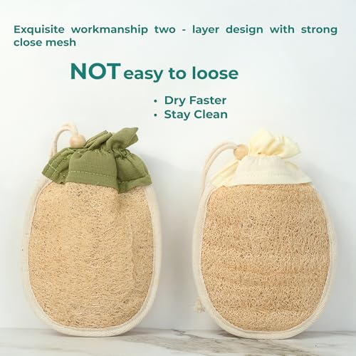 Loofah Soap Saver Bag, Soap Savers for Bar Soap, Bar Soap Pouch, Bar Soap Loofah Pouch, Soap Bags Mesh Exfoliating (Pack of 1)