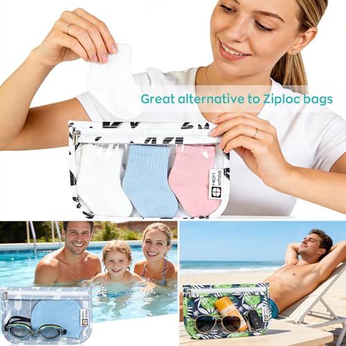 HIONXMGA TSA Approved Toiletry Bag, Set of 3 Clear Travel Toiletry Bag Quart Size Zipper Travel Pouch, Waterproof Makeup Cosmetic Bag for Women Men Kids Toiletries Carry on, PlusXX - color: PlusXX