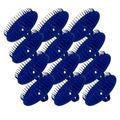 Hair & Scalp Shampoo Massage Brushes -Stimulating & Exfoliating Scalp Massager (Blue, Dozen) - color: Blue, size: Dozen
