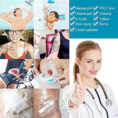 12"x16" Waterproof Shower Cover Incision Bandages for Large Wound - Made Without Latex - Adhesive Transparent Dressing Shower Protector Post Surgical Water Barrier Guard Pack of 14 - color: 12x16 Inch (Pack of 14)