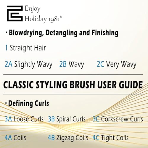 2 PCS Hair Brush for Women Men 7 Row 5 Row Curly Wet or Dry Hair Classic Styling Brushes for Natural Thick Hair, Blow Separating, Shaping Defining Curls Tools Travel Bristle Black Hairbrush - color: Black 9 Row and 5 Row