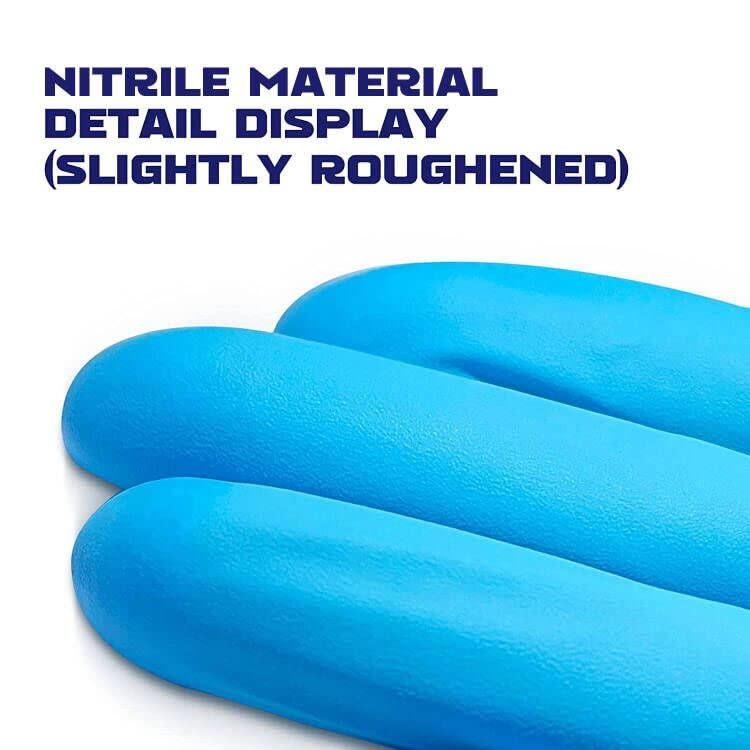 GMG SINCE1988 Exam Gloves,Black Disposable Gloves,Nitrile Gloves, 4 mil No Latex Gloves (Blue, X-Large (Pack of 100)) - color: Blue, size: X-Large (Pack of 100)