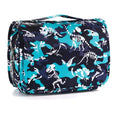 Kids Hanging Toiletry Bag for Boys, Travel Toiletry Bag for Little Young Boys Waterproof Wash Bag Toddler Traveling Toiletries, Dinosaur Black - color: Dinosaur-Black