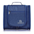 Freegrace Extra Large Hanging Toiletry Bag for Men and Women - Water-Resistant Nylon Travel Bathroom Organizer for Cosmetics, Makeup, and Toiletries - color: Snow Blue