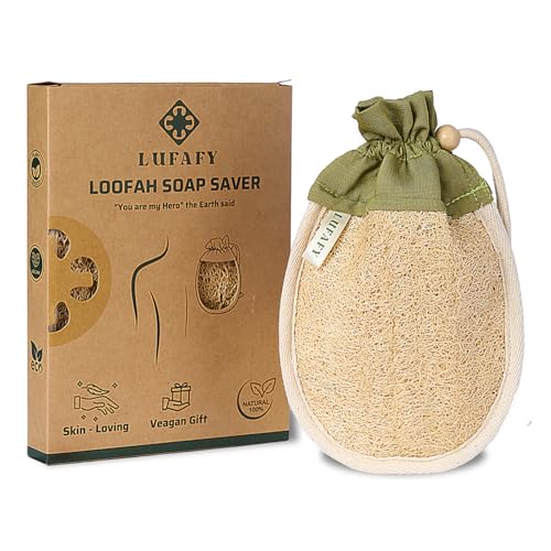 Loofah Soap Saver Bag, Soap Savers for Bar Soap, Bar Soap Pouch, Bar Soap Loofah Pouch, Soap Bags Mesh Exfoliating (Pack of 1)