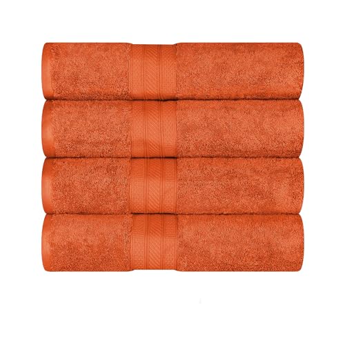 Superior Superior Long Staple 100% Combed Cotton 700GSM Solid 4-Piece Bath Towel Set for Bathroom, Shower, Kitchen-Super Soft, Plush, Highly Absorbent, Assorted 4-Piece Towels, Sandstone - color: Sandstone, size: 4-Piece Bath Towel Set