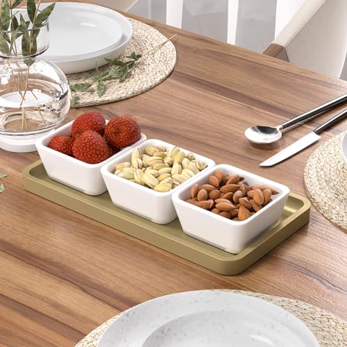 Weenson Gold Bathroom Vanity Tray for Countertop Perfume Makeup Jewelry Decor Candle, Bamboo Kitchen Tray for Soap Dispenser Spice Coffee, Toilet Tank Tray 11.81”L x 6.1”W x 0.79”H - color: Gold, size: 11.8" x 6.1" x 0.8"