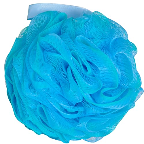Urbanstrive Shower Bath Sponge XL 75g Soft Shower Loofahs Balls for Body Wash Men Women Bathroom Accessories, 1 Pack, Black (Blue-Green) - color: Blue-green