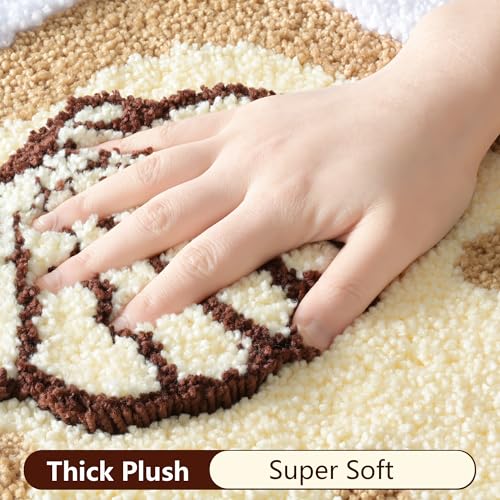 QJHOMO Coastal Bathroom Rugs Beach Ocean Wave Bath Mat Nautical Rug, Cute 3d Starfish Shell Beachy Theme Bathroom Decor Colorful Bath Rug, Soft Microfiber Carpet Non Slip Washable Bathmat (20x32 inch) - color: Blue Landscape, size: 1'8" x 2'8" (Rectangula