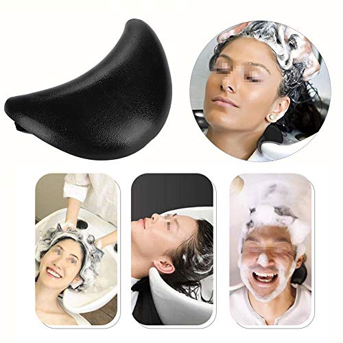 Portable Silicone Shampoo Bowl Neck Rest Cushion for Hair Washing, Non-Slip Salon Sink Neck Pillow with Strong Suction Cups for Hairdressing Salon & Home Use