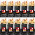 AROIC Paint Brush Set, 10 Pack 100 Pcs Acrylic Paint Brushes Artist Paint Brushes for Oil Watercolor Acrylic Face Rock Painting（Black） - size: 100pcs-black