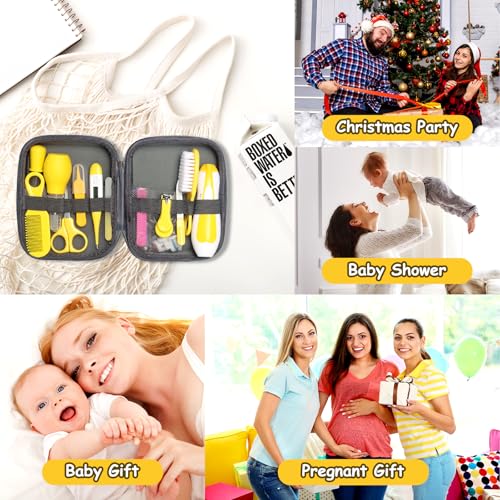 Baby Grooming Kit for Boys Girls Safety Newborn Nursery Essentials Grooming Set Gift for First-time Parents, Yellow 25 in 1 - style: Yellow 25 in 1