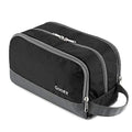 Gonex Travel Toiletry Bag Nylon, Shaving Bag Toiletry Organizer Black - color: Black