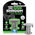 SinkShroom The Revolutionary Sink Drain Protector Hair Catcher/Strainer/Snare, Gray - color: Gray