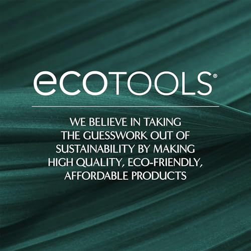 EcoTools Dry Body Brush for Circulation, Dead Skin Removal + Pink Delicate EcoPouf Made with Recycled Netting for Cleansing & Exfoliating Sensitive Skin, Self-Care Gifts - color: Pink
