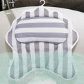 Upgrade Luxury Large Bath Pillow 16.92 x 17.3 inches Spa Bathtub Pillows with 6 Suction Cups Cushion Head, Neck, Shoulder, 3D Air Mesh for Men and Women,Fits for Jacuzzi, Hot Tub.